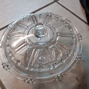 Three small Crystal Dishes